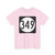 Iowa 349 (Iowa) (Road Sign) T-Shirt