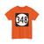 Iowa 348 (Iowa) (Road Sign) T-Shirt