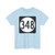 Iowa 348 (Iowa) (Road Sign) T-Shirt