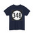 Iowa 348 (Iowa) (Road Sign) T-Shirt