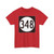 Iowa 348 (Iowa) (Road Sign) T-Shirt