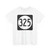 Iowa 325 (Iowa) (Road Sign) T-Shirt