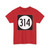 Iowa 314 (Iowa) (Road Sign) T-Shirt