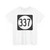 Iowa 337 (Iowa) (Road Sign) T-Shirt
