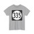 Iowa 335 (Iowa) (Road Sign) T-Shirt