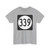 Iowa 339 (Iowa) (Road Sign) T-Shirt