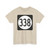 Iowa 338 (Iowa) (Road Sign) T-Shirt