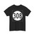 Iowa 308 (Iowa) (Road Sign) T-Shirt