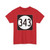 Iowa 343 (Iowa) (Road Sign) T-Shirt