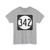 Iowa 342 (Iowa) (Road Sign) T-Shirt