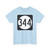 Iowa 344 (Iowa) (Road Sign) T-Shirt