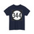 Iowa 344 (Iowa) (Road Sign) T-Shirt