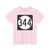 Iowa 344 (Iowa) (Road Sign) T-Shirt