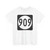 Iowa 909 (Iowa) (Road Sign) T-Shirt