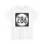 Iowa 286 (Iowa) (Road Sign) T-Shirt