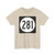 Iowa 281 (Iowa) (Road Sign) T-Shirt