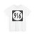 Iowa 916 (Iowa) (Road Sign) T-Shirt