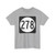 Iowa 278 (Iowa) (Road Sign) T-Shirt