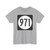 Iowa 971 (Iowa) (Road Sign) T-Shirt