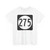 Iowa 275 (Iowa) (Road Sign) T-Shirt