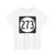 Iowa 273 (Iowa) (Road Sign) T-Shirt