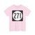 Iowa 271 (Iowa) (Road Sign) T-Shirt