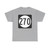 Iowa 270 (Iowa) (Road Sign) T-Shirt