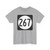 Iowa 267 (Iowa) (Road Sign) T-Shirt