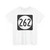 Iowa 262 (Iowa) (Road Sign) T-Shirt