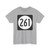 Iowa 261 (Iowa) (Road Sign) T-Shirt