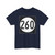 Iowa 260 (Iowa) (Road Sign) T-Shirt