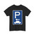 Zeichen Parkplatz - Personenkraftwagen links (Germany) (Road Sign) T-Shirt