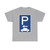Zeichen Parkplatz - Personenkraftwagen links (Germany) (Road Sign) T-Shirt
