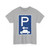 Zeichen Parkplatz - Personenkraftwagen links (Germany) (Road Sign) T-Shirt