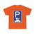 Zeichen Parkplatz - Personenkraftwagen links (Germany) (Road Sign) T-Shirt