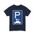 Zeichen Parkplatz - Personenkraftwagen links (Germany) (Road Sign) T-Shirt