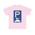 Zeichen Parkplatz - Personenkraftwagen links (Germany) (Road Sign) T-Shirt