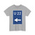 Zeichen 462 - Bedarfsumleitung hier links StVO 1970 (Germany) (Road Sign) T-Shirt