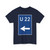 Zeichen 462 - Bedarfsumleitung hier links StVO 1970 (Germany) (Road Sign) T-Shirt