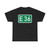 Zeichen 410 - Nummernschild für Europastraßen StVO 1992 (Germany) (Road Sign) T-Shirt