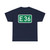 Zeichen 410 - Nummernschild für Europastraßen StVO 1992 (Germany) (Road Sign) T-Shirt