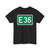 Zeichen 410 - Europastraßen StVO 1970 (Germany) (Road Sign) T-Shirt