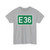 Zeichen 410 - Europastraßen StVO 1970 (Germany) (Road Sign) T-Shirt
