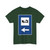 Zeichen 375b - Autobahnhotel mit Pfeil linksweisend StVO 1970 (Germany) (Road Sign) T-Shirt