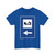Zeichen 375b - Autobahnhotel mit Pfeil linksweisend StVO 1970 (Germany) (Road Sign) T-Shirt