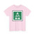 Zeichen 350.1-20 - Aufstellung links Radschnellweg StVO 2020 (Germany) (Road Sign) T-Shirt
