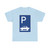Zeichen 322 - Parken auf Gehwegen quer zur Fahrtrichtung links (Germany) (Road Sign) T-Shirt