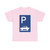 Zeichen 322 - Parken auf Gehwegen quer zur Fahrtrichtung links (Germany) (Road Sign) T-Shirt