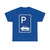 Zeichen 321 - Parken auf Gehwegen quer zur Fahrtrichtung rechts (Germany) (Road Sign) T-Shirt