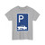 Zeichen 320 - Parken auf Gehwegen rechts (Germany) (Road Sign) T-Shirt
